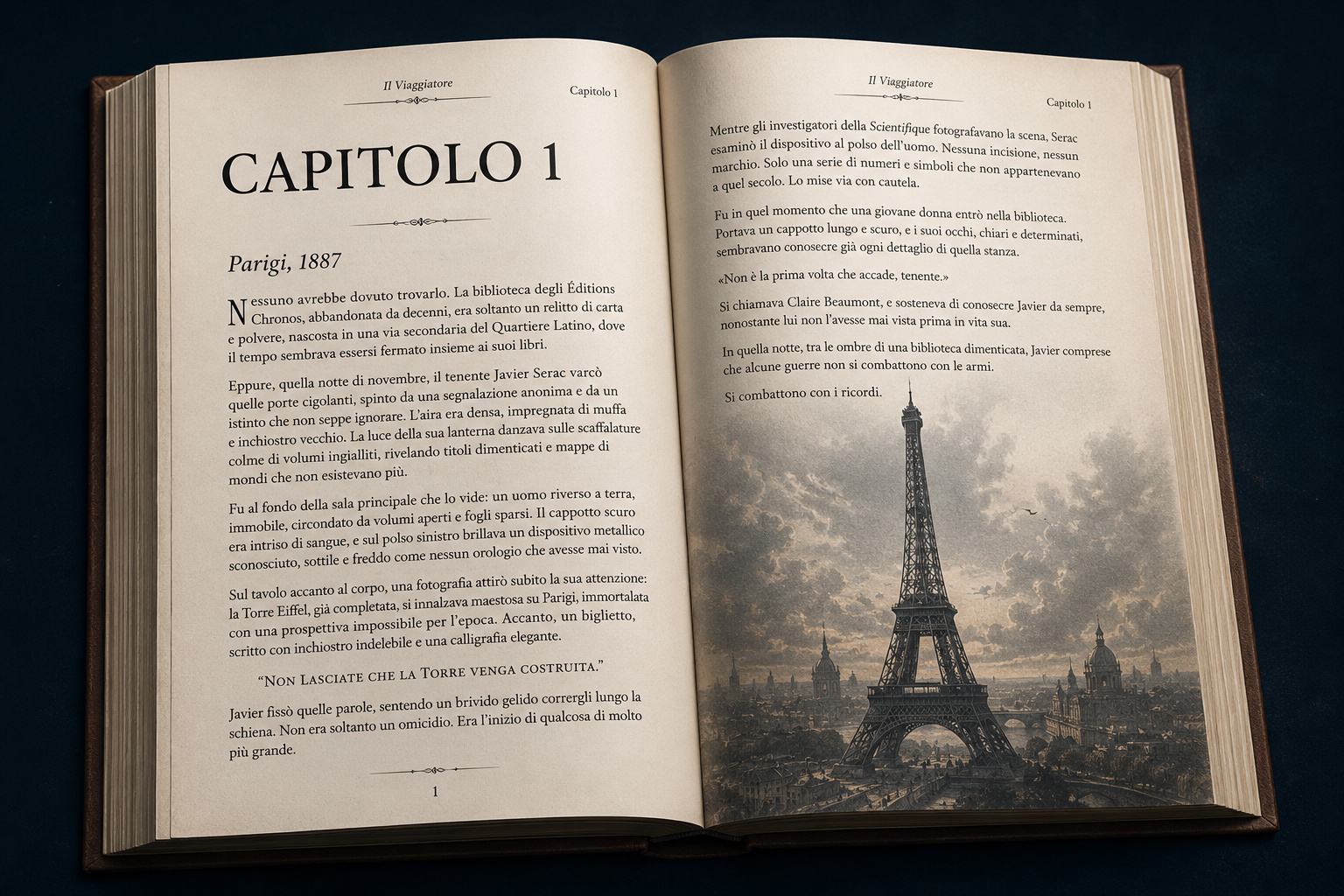 Libro aperto, estratto del romanzo